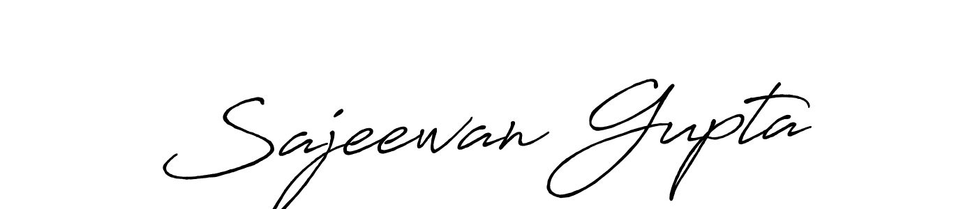 It looks lik you need a new signature style for name Sajeewan Gupta. Design unique handwritten (Antro_Vectra_Bolder) signature with our free signature maker in just a few clicks. Sajeewan Gupta signature style 7 images and pictures png