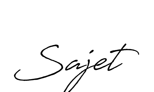 if you are searching for the best signature style for your name Sajet. so please give up your signature search. here we have designed multiple signature styles  using Antro_Vectra_Bolder. Sajet signature style 7 images and pictures png