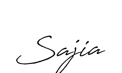 How to make Sajia name signature. Use Antro_Vectra_Bolder style for creating short signs online. This is the latest handwritten sign. Sajia signature style 7 images and pictures png