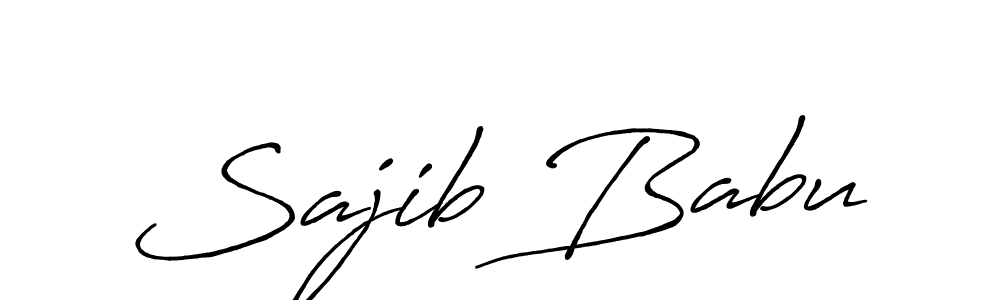 This is the best signature style for the Sajib Babu name. Also you like these signature font (Antro_Vectra_Bolder). Mix name signature. Sajib Babu signature style 7 images and pictures png