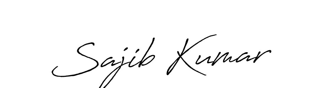 How to make Sajib Kumar signature? Antro_Vectra_Bolder is a professional autograph style. Create handwritten signature for Sajib Kumar name. Sajib Kumar signature style 7 images and pictures png