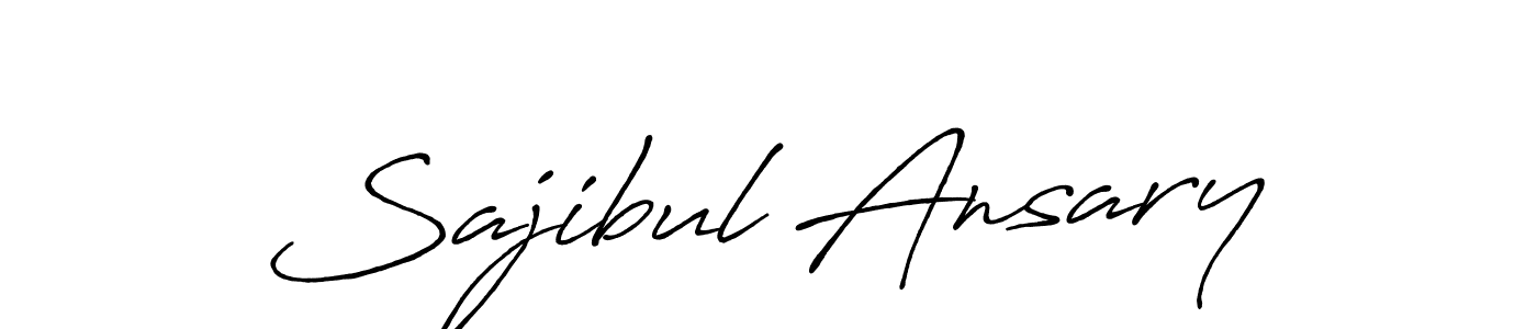 Use a signature maker to create a handwritten signature online. With this signature software, you can design (Antro_Vectra_Bolder) your own signature for name Sajibul Ansary. Sajibul Ansary signature style 7 images and pictures png