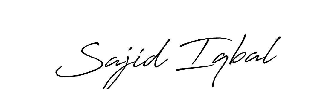 The best way (Antro_Vectra_Bolder) to make a short signature is to pick only two or three words in your name. The name Sajid Iqbal include a total of six letters. For converting this name. Sajid Iqbal signature style 7 images and pictures png