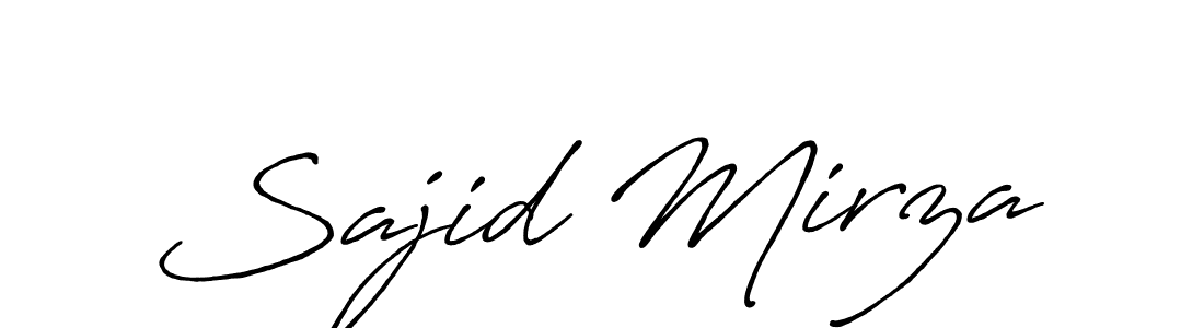 It looks lik you need a new signature style for name Sajid Mirza. Design unique handwritten (Antro_Vectra_Bolder) signature with our free signature maker in just a few clicks. Sajid Mirza signature style 7 images and pictures png