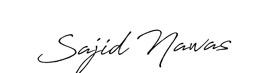 Use a signature maker to create a handwritten signature online. With this signature software, you can design (Antro_Vectra_Bolder) your own signature for name Sajid Nawas. Sajid Nawas signature style 7 images and pictures png