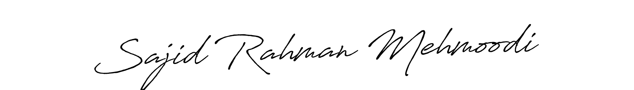 How to make Sajid Rahman Mehmoodi signature? Antro_Vectra_Bolder is a professional autograph style. Create handwritten signature for Sajid Rahman Mehmoodi name. Sajid Rahman Mehmoodi signature style 7 images and pictures png