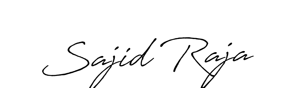 Also You can easily find your signature by using the search form. We will create Sajid Raja name handwritten signature images for you free of cost using Antro_Vectra_Bolder sign style. Sajid Raja signature style 7 images and pictures png