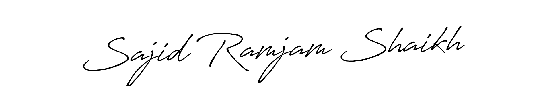 This is the best signature style for the Sajid Ramjam Shaikh name. Also you like these signature font (Antro_Vectra_Bolder). Mix name signature. Sajid Ramjam Shaikh signature style 7 images and pictures png