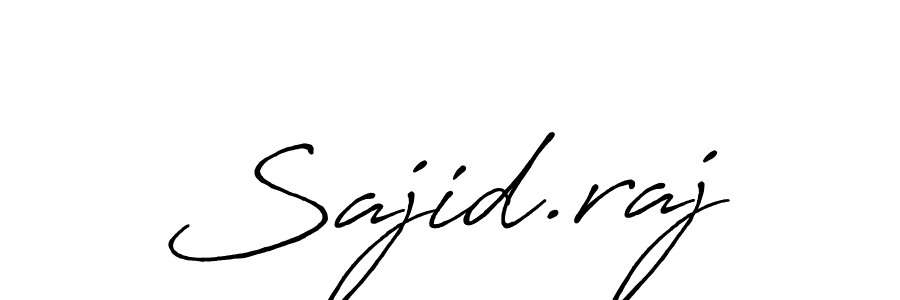 How to Draw Sajid.raj signature style? Antro_Vectra_Bolder is a latest design signature styles for name Sajid.raj. Sajid.raj signature style 7 images and pictures png