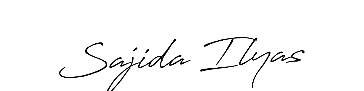 Also You can easily find your signature by using the search form. We will create Sajida Ilyas name handwritten signature images for you free of cost using Antro_Vectra_Bolder sign style. Sajida Ilyas signature style 7 images and pictures png