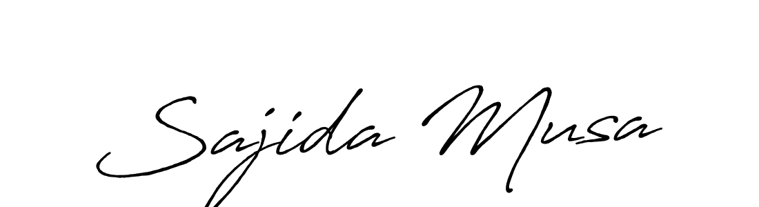 Use a signature maker to create a handwritten signature online. With this signature software, you can design (Antro_Vectra_Bolder) your own signature for name Sajida Musa. Sajida Musa signature style 7 images and pictures png