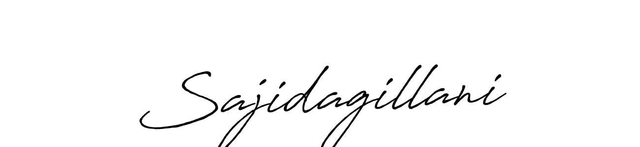 Sajidagillani stylish signature style. Best Handwritten Sign (Antro_Vectra_Bolder) for my name. Handwritten Signature Collection Ideas for my name Sajidagillani. Sajidagillani signature style 7 images and pictures png