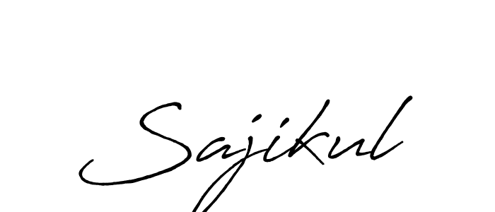 Also You can easily find your signature by using the search form. We will create Sajikul name handwritten signature images for you free of cost using Antro_Vectra_Bolder sign style. Sajikul signature style 7 images and pictures png