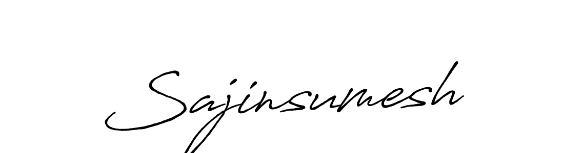 Here are the top 10 professional signature styles for the name Sajinsumesh. These are the best autograph styles you can use for your name. Sajinsumesh signature style 7 images and pictures png