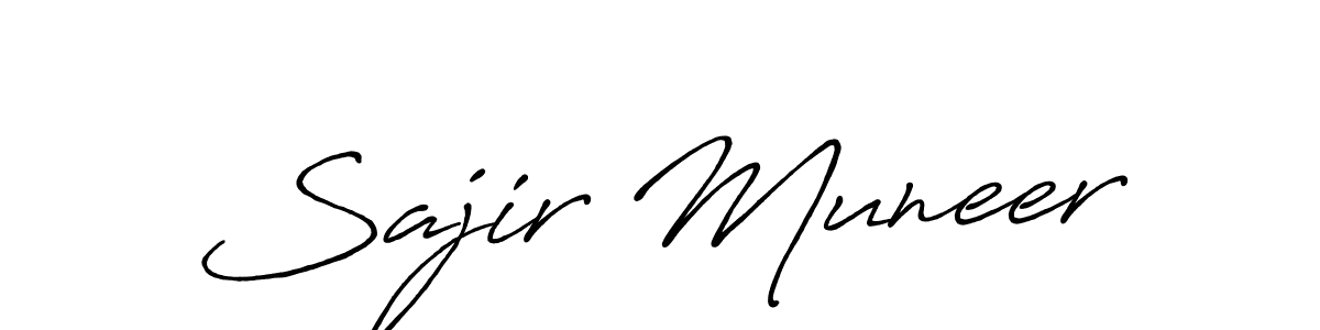 How to Draw Sajir Muneer signature style? Antro_Vectra_Bolder is a latest design signature styles for name Sajir Muneer. Sajir Muneer signature style 7 images and pictures png