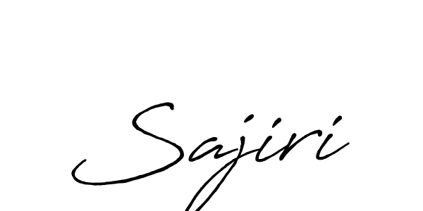 Also we have Sajiri name is the best signature style. Create professional handwritten signature collection using Antro_Vectra_Bolder autograph style. Sajiri signature style 7 images and pictures png