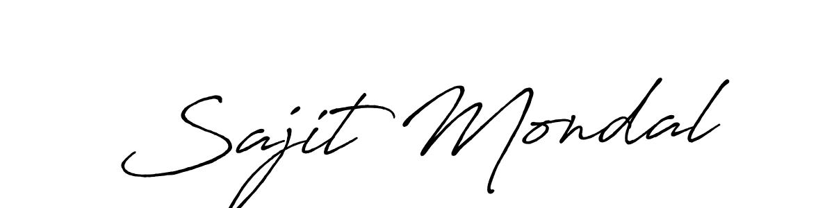 It looks lik you need a new signature style for name Sajit Mondal. Design unique handwritten (Antro_Vectra_Bolder) signature with our free signature maker in just a few clicks. Sajit Mondal signature style 7 images and pictures png