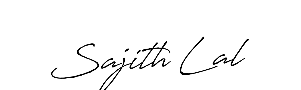 Use a signature maker to create a handwritten signature online. With this signature software, you can design (Antro_Vectra_Bolder) your own signature for name Sajith Lal. Sajith Lal signature style 7 images and pictures png