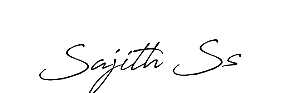 Also You can easily find your signature by using the search form. We will create Sajith Ss name handwritten signature images for you free of cost using Antro_Vectra_Bolder sign style. Sajith Ss signature style 7 images and pictures png