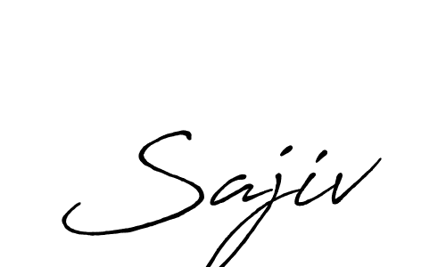 It looks lik you need a new signature style for name Sajiv. Design unique handwritten (Antro_Vectra_Bolder) signature with our free signature maker in just a few clicks. Sajiv signature style 7 images and pictures png