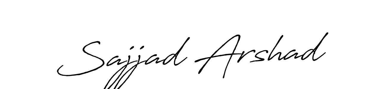 It looks lik you need a new signature style for name Sajjad Arshad. Design unique handwritten (Antro_Vectra_Bolder) signature with our free signature maker in just a few clicks. Sajjad Arshad signature style 7 images and pictures png