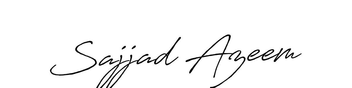 Here are the top 10 professional signature styles for the name Sajjad Azeem. These are the best autograph styles you can use for your name. Sajjad Azeem signature style 7 images and pictures png