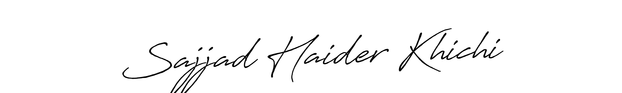 Here are the top 10 professional signature styles for the name Sajjad Haider Khichi. These are the best autograph styles you can use for your name. Sajjad Haider Khichi signature style 7 images and pictures png