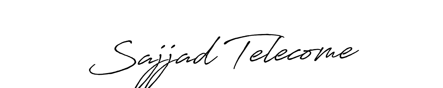 Also You can easily find your signature by using the search form. We will create Sajjad Telecome name handwritten signature images for you free of cost using Antro_Vectra_Bolder sign style. Sajjad Telecome signature style 7 images and pictures png