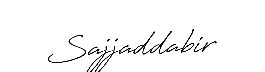 Create a beautiful signature design for name Sajjaddabir. With this signature (Antro_Vectra_Bolder) fonts, you can make a handwritten signature for free. Sajjaddabir signature style 7 images and pictures png