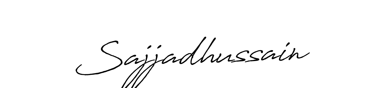 The best way (Antro_Vectra_Bolder) to make a short signature is to pick only two or three words in your name. The name Sajjadhussain include a total of six letters. For converting this name. Sajjadhussain signature style 7 images and pictures png