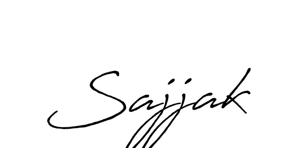 Once you've used our free online signature maker to create your best signature Antro_Vectra_Bolder style, it's time to enjoy all of the benefits that Sajjak name signing documents. Sajjak signature style 7 images and pictures png