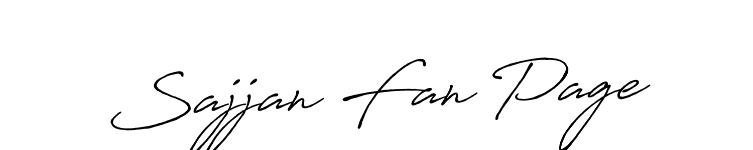 Similarly Antro_Vectra_Bolder is the best handwritten signature design. Signature creator online .You can use it as an online autograph creator for name Sajjan Fan Page. Sajjan Fan Page signature style 7 images and pictures png