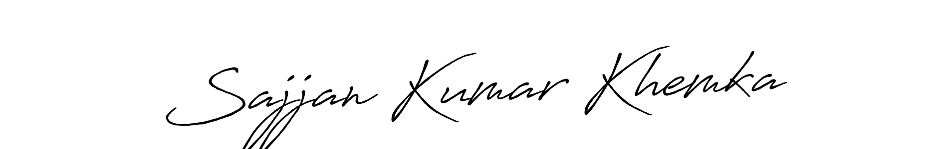 How to make Sajjan Kumar Khemka signature? Antro_Vectra_Bolder is a professional autograph style. Create handwritten signature for Sajjan Kumar Khemka name. Sajjan Kumar Khemka signature style 7 images and pictures png