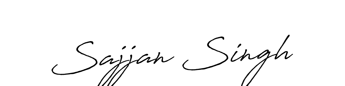 The best way (Antro_Vectra_Bolder) to make a short signature is to pick only two or three words in your name. The name Sajjan Singh include a total of six letters. For converting this name. Sajjan Singh signature style 7 images and pictures png