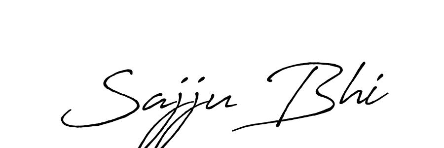 Also we have Sajju Bhi name is the best signature style. Create professional handwritten signature collection using Antro_Vectra_Bolder autograph style. Sajju Bhi signature style 7 images and pictures png