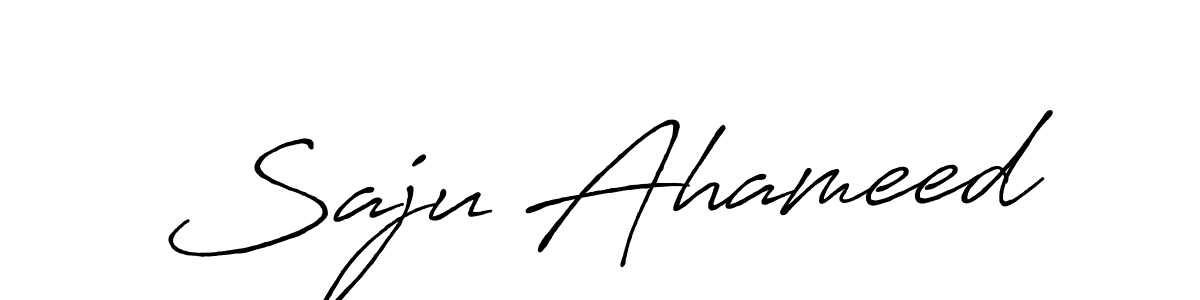 Similarly Antro_Vectra_Bolder is the best handwritten signature design. Signature creator online .You can use it as an online autograph creator for name Saju Ahameed. Saju Ahameed signature style 7 images and pictures png