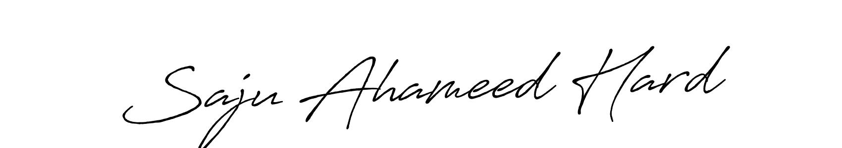 How to Draw Saju Ahameed Hard signature style? Antro_Vectra_Bolder is a latest design signature styles for name Saju Ahameed Hard. Saju Ahameed Hard signature style 7 images and pictures png