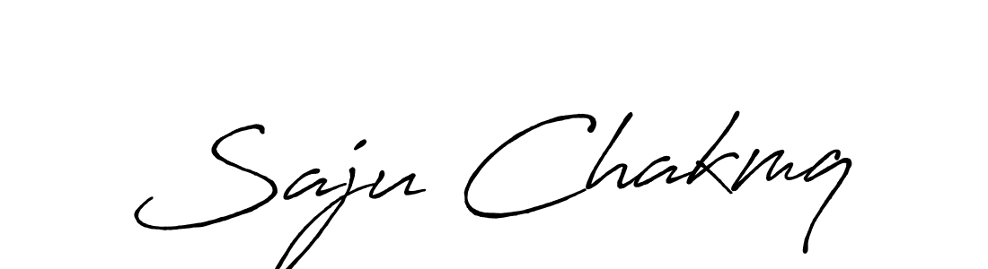 How to make Saju Chakmq signature? Antro_Vectra_Bolder is a professional autograph style. Create handwritten signature for Saju Chakmq name. Saju Chakmq signature style 7 images and pictures png