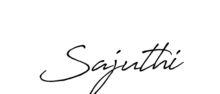 Make a beautiful signature design for name Sajuthi. Use this online signature maker to create a handwritten signature for free. Sajuthi signature style 7 images and pictures png