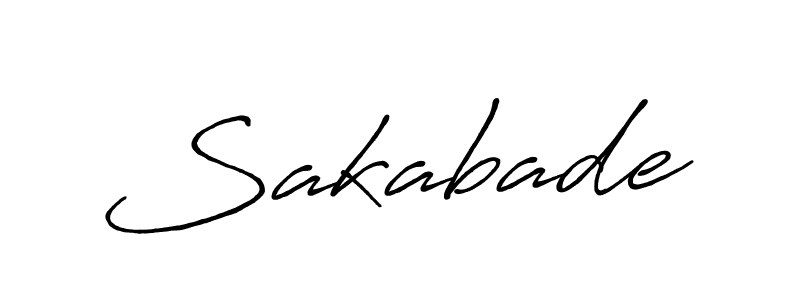 Once you've used our free online signature maker to create your best signature Antro_Vectra_Bolder style, it's time to enjoy all of the benefits that Sakabade name signing documents. Sakabade signature style 7 images and pictures png