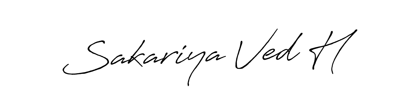 Once you've used our free online signature maker to create your best signature Antro_Vectra_Bolder style, it's time to enjoy all of the benefits that Sakariya Ved H name signing documents. Sakariya Ved H signature style 7 images and pictures png