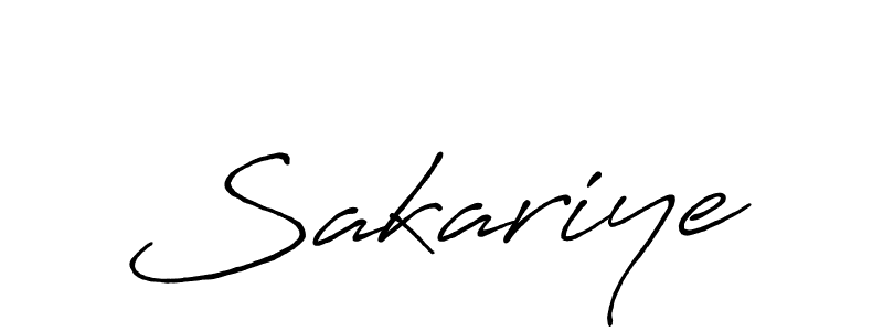 Design your own signature with our free online signature maker. With this signature software, you can create a handwritten (Antro_Vectra_Bolder) signature for name Sakariye. Sakariye signature style 7 images and pictures png