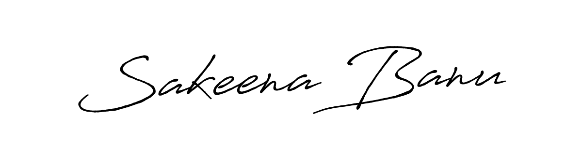 Design your own signature with our free online signature maker. With this signature software, you can create a handwritten (Antro_Vectra_Bolder) signature for name Sakeena Banu. Sakeena Banu signature style 7 images and pictures png
