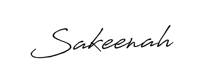 How to make Sakeenah signature? Antro_Vectra_Bolder is a professional autograph style. Create handwritten signature for Sakeenah name. Sakeenah signature style 7 images and pictures png