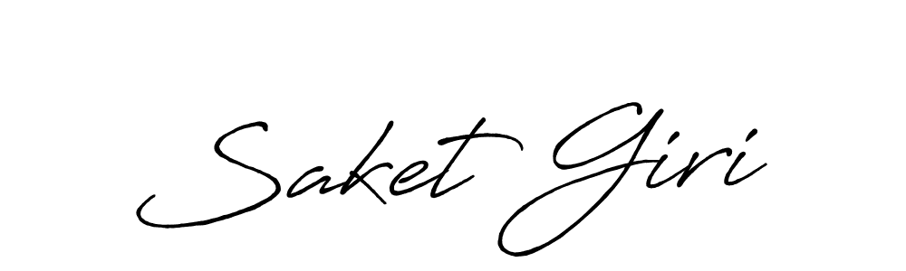 You can use this online signature creator to create a handwritten signature for the name Saket Giri. This is the best online autograph maker. Saket Giri signature style 7 images and pictures png