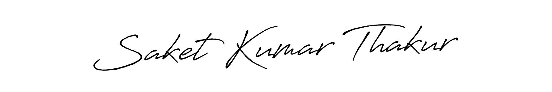 Use a signature maker to create a handwritten signature online. With this signature software, you can design (Antro_Vectra_Bolder) your own signature for name Saket Kumar Thakur. Saket Kumar Thakur signature style 7 images and pictures png