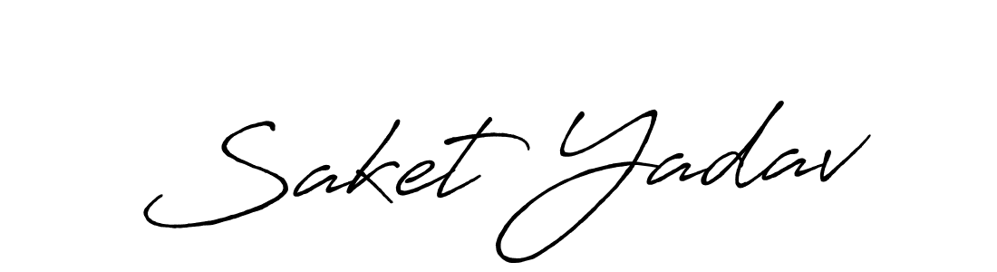 This is the best signature style for the Saket Yadav name. Also you like these signature font (Antro_Vectra_Bolder). Mix name signature. Saket Yadav signature style 7 images and pictures png