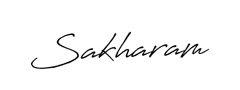 Sakharam stylish signature style. Best Handwritten Sign (Antro_Vectra_Bolder) for my name. Handwritten Signature Collection Ideas for my name Sakharam. Sakharam signature style 7 images and pictures png