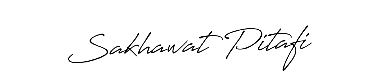 How to make Sakhawat Pitafi signature? Antro_Vectra_Bolder is a professional autograph style. Create handwritten signature for Sakhawat Pitafi name. Sakhawat Pitafi signature style 7 images and pictures png