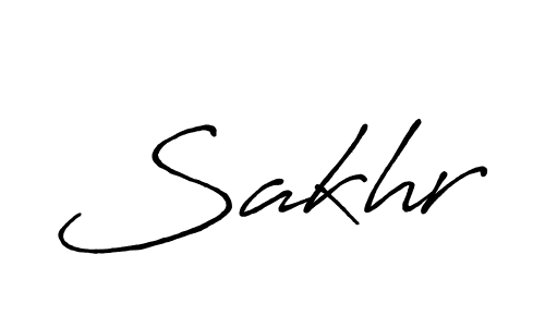 It looks lik you need a new signature style for name Sakhr. Design unique handwritten (Antro_Vectra_Bolder) signature with our free signature maker in just a few clicks. Sakhr signature style 7 images and pictures png